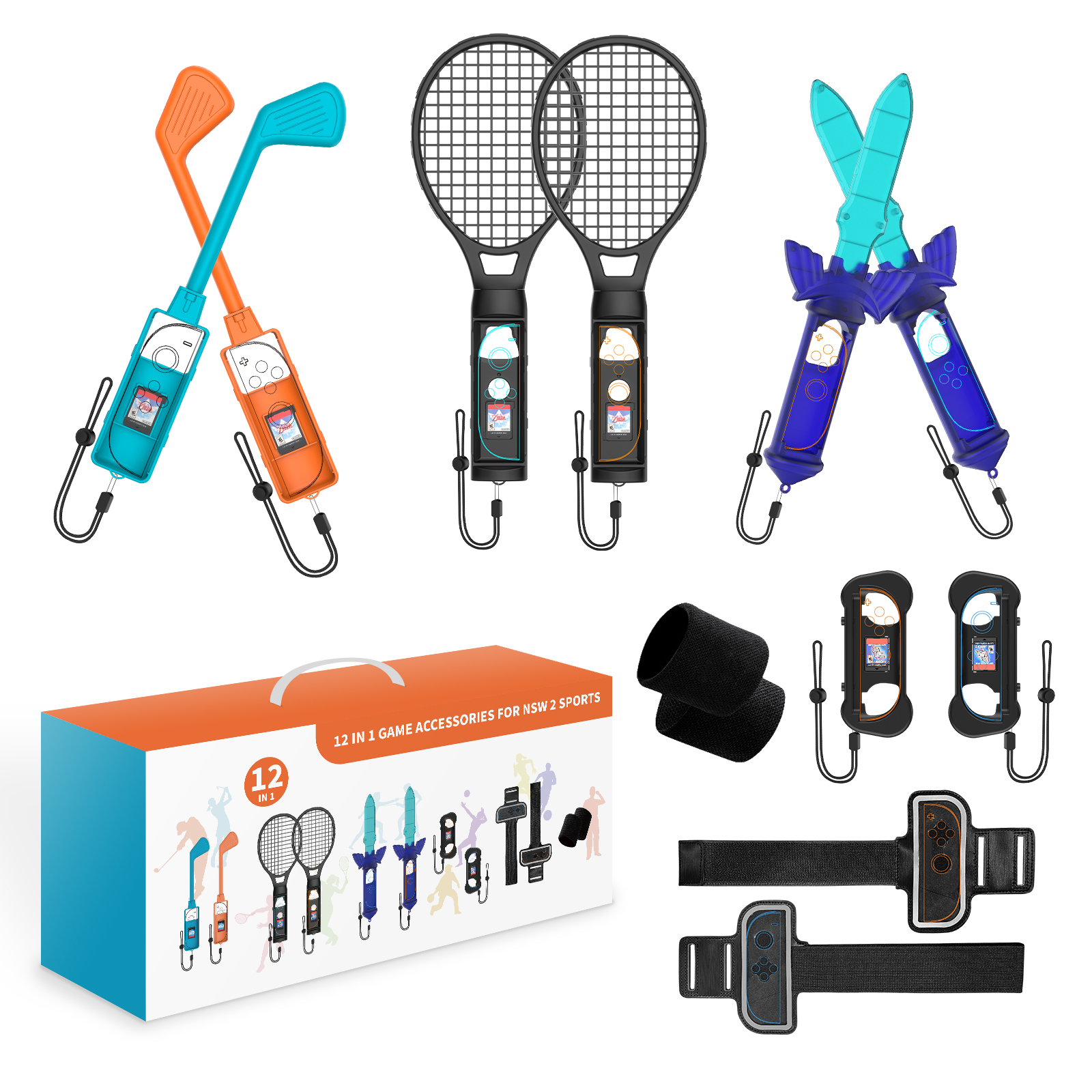 12 in 1 Sports Accessories Set – обзор и цена Party Games Switch 1