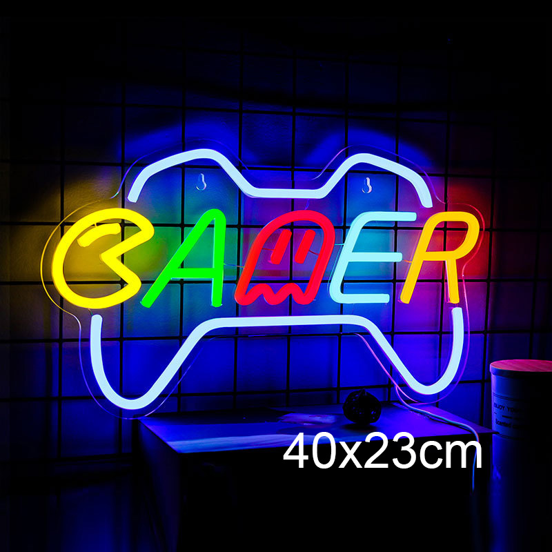 Game Led Neon Sign Light Custo – обзор и цена Party Games Shop