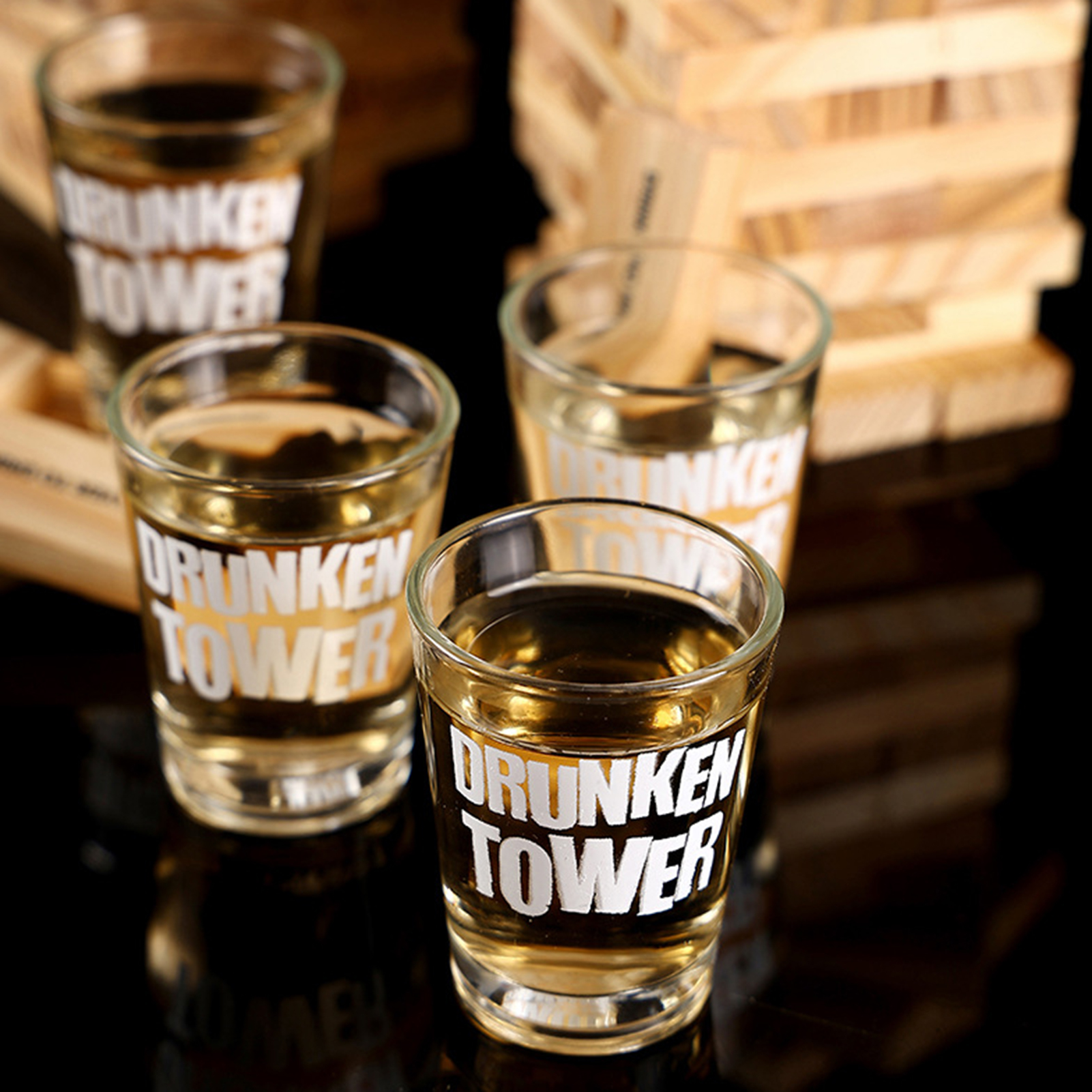 Wooden Stacking Drinking Game  – обзор и цена Party Games Adults Drinking