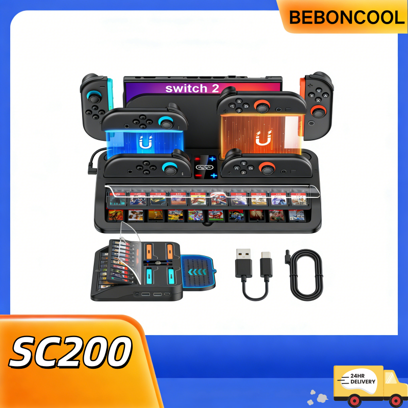 BEBONCOOL SC200 Switch2 Chargi – обзор и цена Party Games Switch