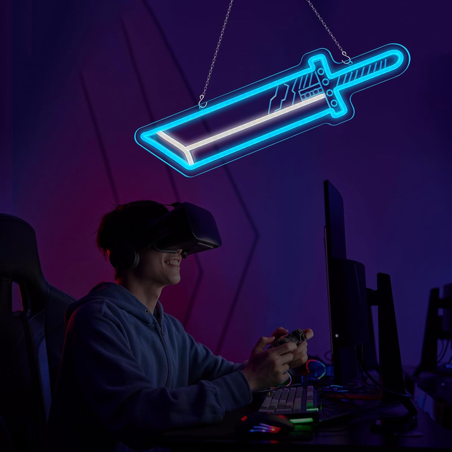 Sword Neon Signs for Wall Deco – обзор и цена Party Games Switch