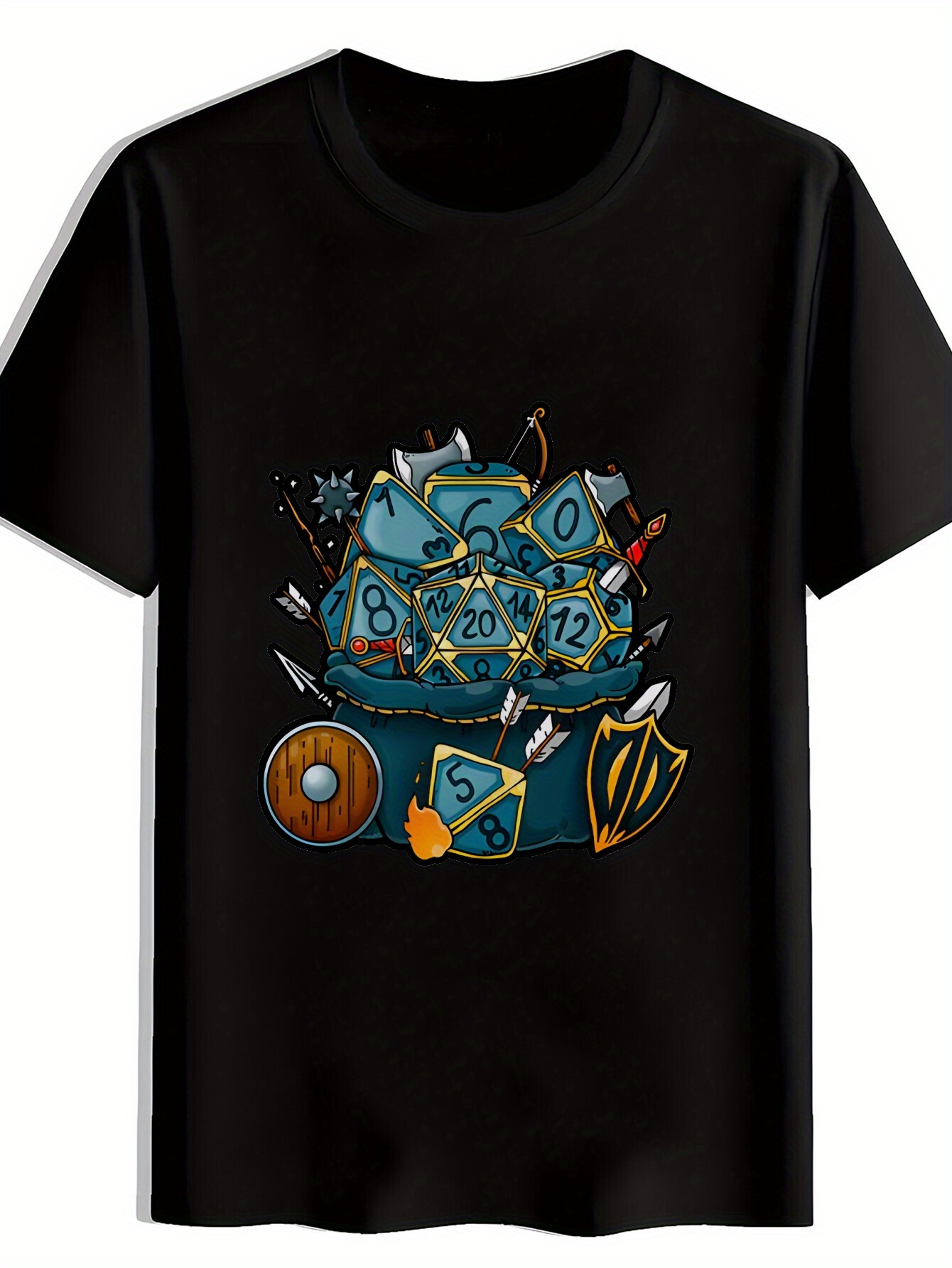 Men's casual pattern T-shirt w – обзор и цена Party Games Game