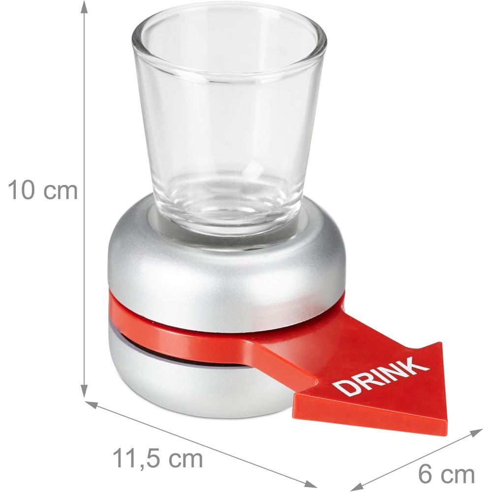 Relaxdays Drinking Game, Spin  – обзор и цена Party Games Adults Drinking