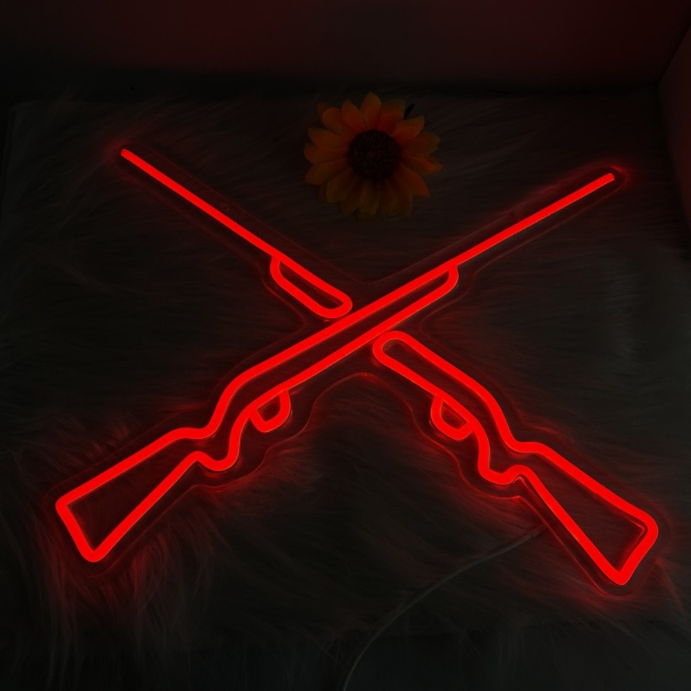 Double Guns Neon Lights, Wall/ – обзор и цена Party Games Shop
