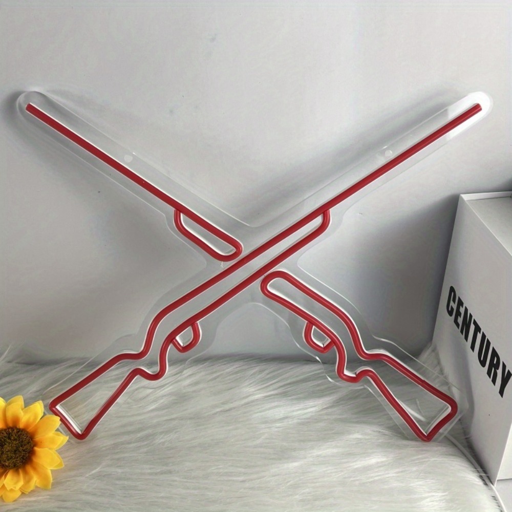 Double Guns Neon Lights, Wall/ – обзор и цена Party Games Shop