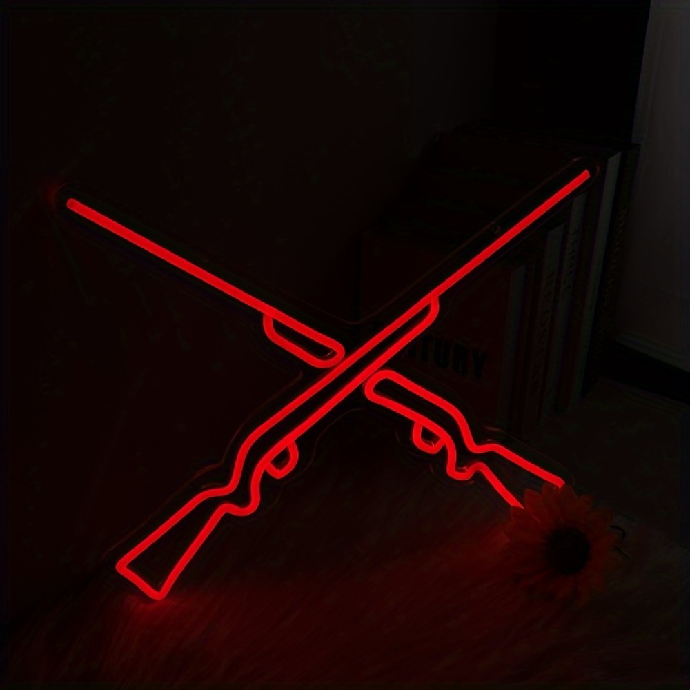 Double Guns Neon Lights, Wall/ – обзор и цена Party Games Shop