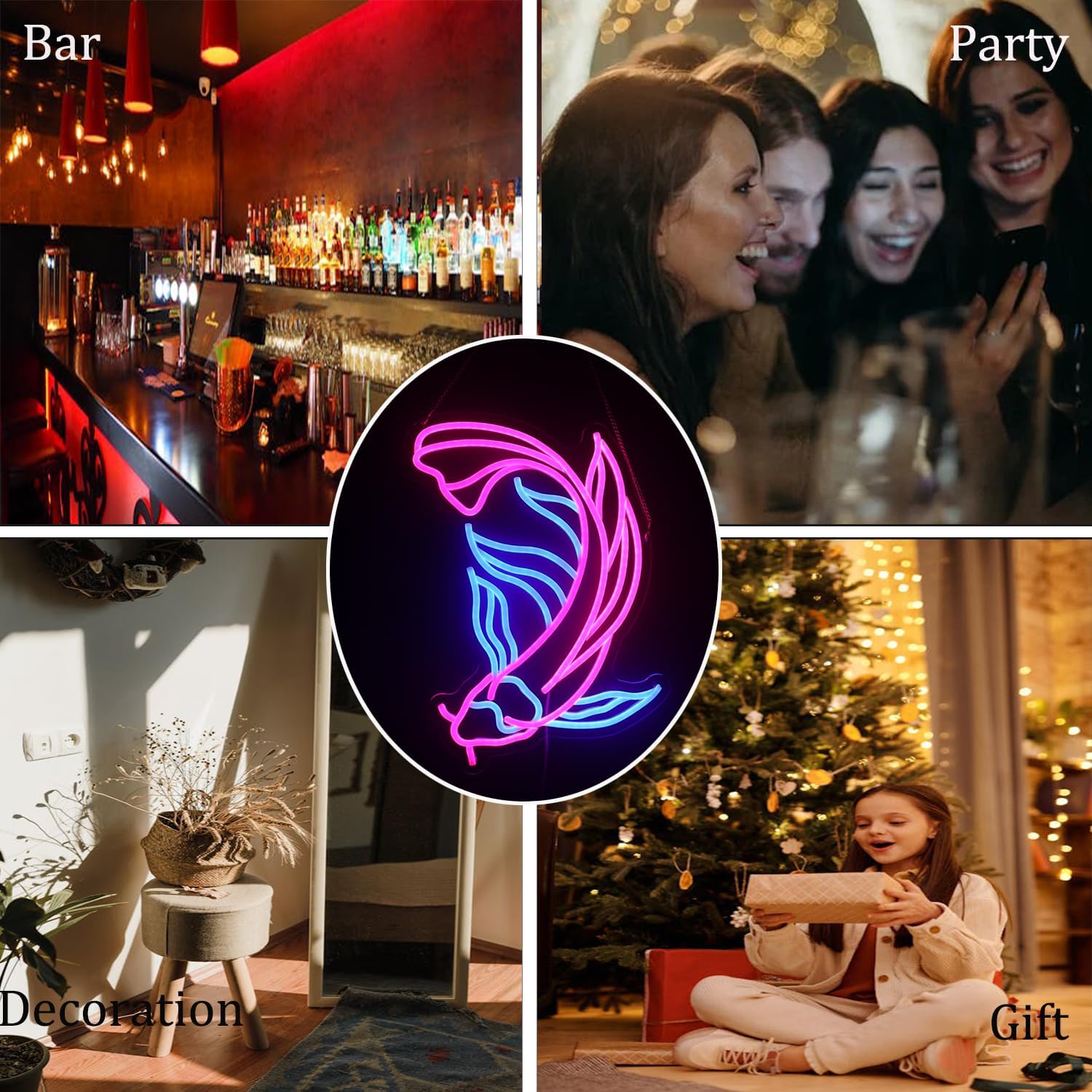 Koi Fish Neon Sign Dimmable LE – обзор и цена Party Games Shop